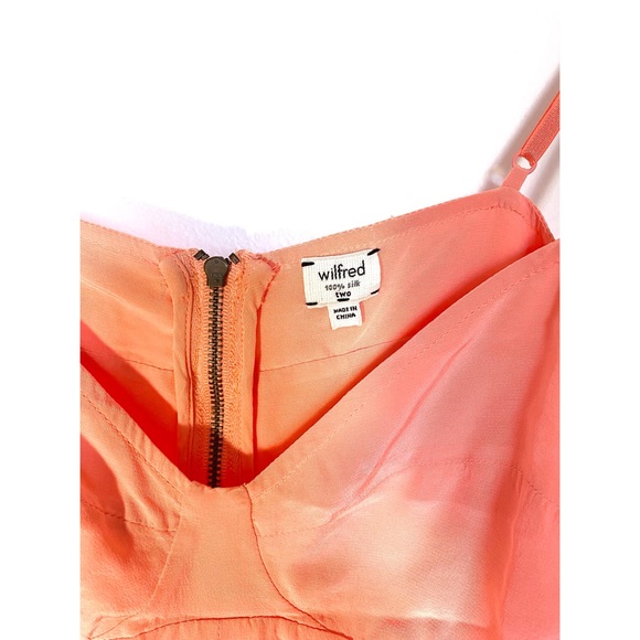 Wilfred 100% Silk Nina Mini Dress - Picture 4 of 5